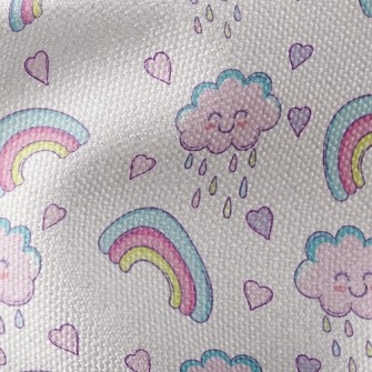Love Cloud Rainbow Waterproof Canvas