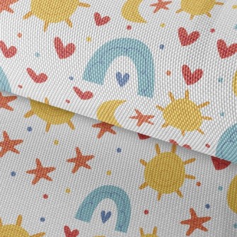 Children&#39;s Love Rainbow Waterproof Oxford