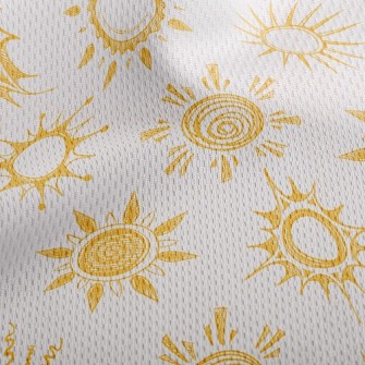 The Sun Is Shining Brightly Athletic Mesh Flat Back
