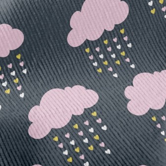 Pink Clouds Love Rain Standard Corduroy
