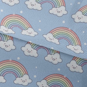 Stars Smiley Rainbow Waterproof Oxford