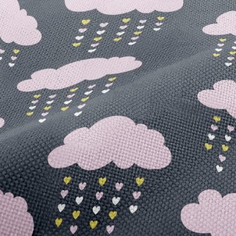 Pink Clouds Love Rain Performance Linen