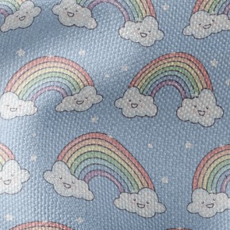 Stars Smiley Rainbow Waterproof Canvas