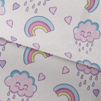 Love Cloud Rainbow Waterproof Oxford