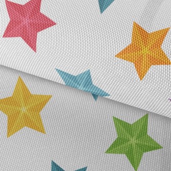 3D Colorful Stars Waterproof Oxford