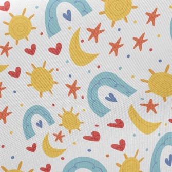 Children&#39;s Love Rainbow Twill