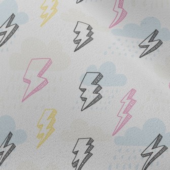 Three-dimensional Line Lightni Chiffon