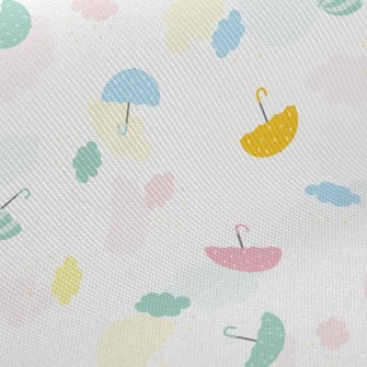 Colorful Umbrellas Twill