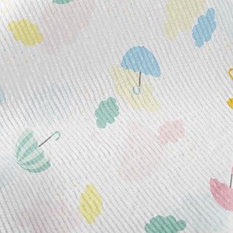 Colorful Umbrellas Standard Corduroy