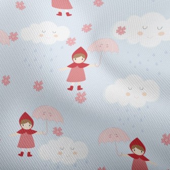 Little Girl Holding Umbrella Dobby