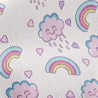 Love Cloud Rainbow Standard Corduroy