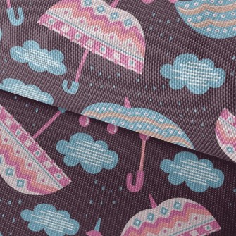 Retro Totem Umbrella Waterproof Oxford