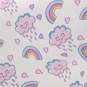 Love Cloud Rainbow Twill