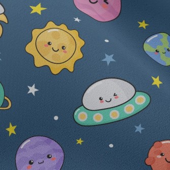 Emoticon Rocket Flying Saucer Chiffon