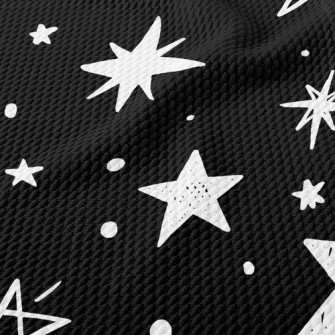 Crayon Stars Birdseye Piqué