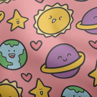 Excited Sun Smiling Planet Dobby