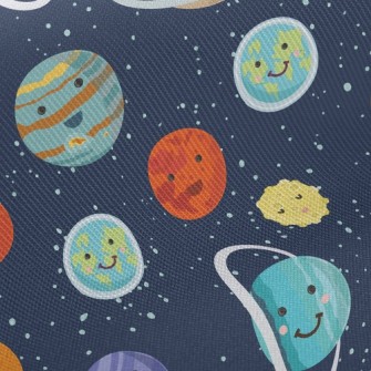 Solar System Planets Twill
