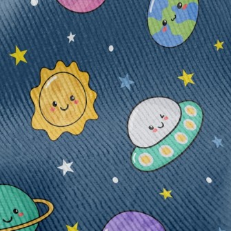 Emoticon Rocket Flying Saucer Standard Corduroy