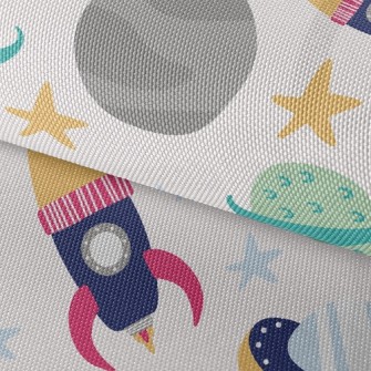 Spaceship Flying Saucer Waterproof Oxford