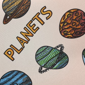 Galaxy Planet Twill