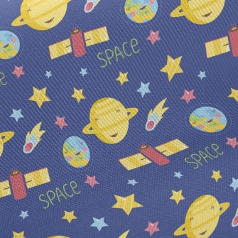 Outer Space Satellite Device Twill