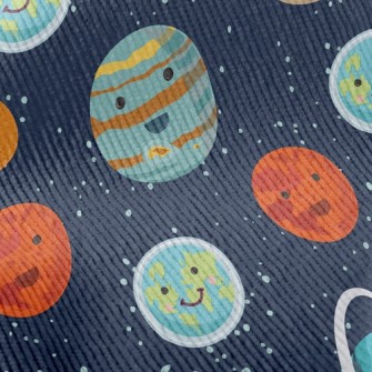 Solar System Planets Standard Corduroy