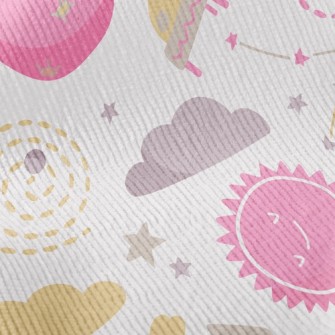 Smiling Planet And Space Shutt Standard Corduroy