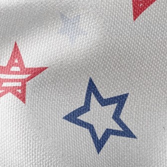 American Striped Stars Waterproof Canvas