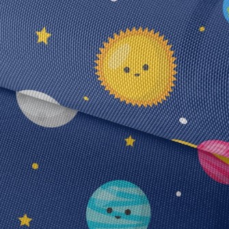 Sun And Planets Waterproof Oxford