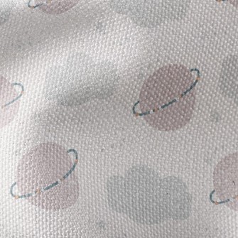 Saturn&#39;s Gray Clouds Waterproof Canvas