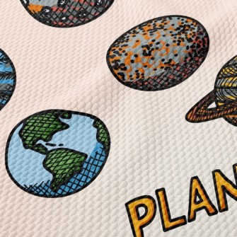 Galaxy Planet Birdseye Piqué