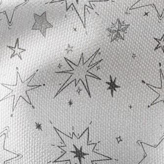 Hand Drawn Style Stars Waterproof Canvas