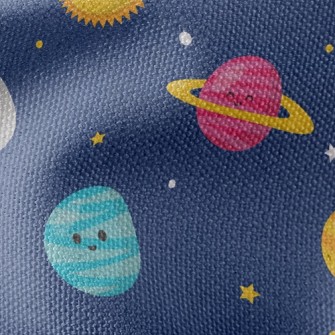 Sun And Planets Waterproof Canvas