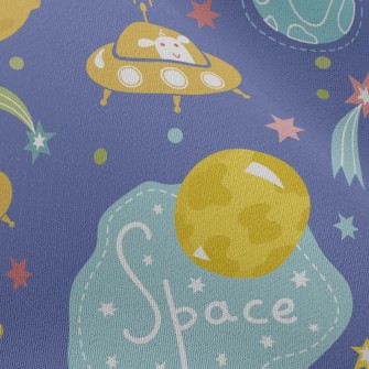 Alien Flying Saucer Chiffon