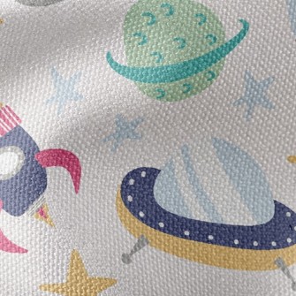 Spaceship Flying Saucer Waterproof Canvas