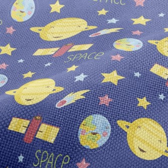 Outer Space Satellite Device Performance Linen