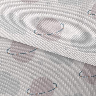 Saturn&#39;s Gray Clouds Waterproof Oxford