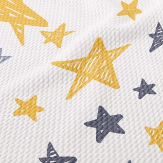 Graffiti Bicolor Stars Birdseye Piqué
