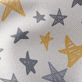 Graffiti Bicolor Stars Waterproof Canvas