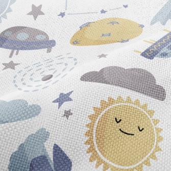 UFO And Sun Planet Performance Linen