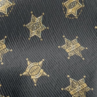 Sheriff Badge Standard Corduroy