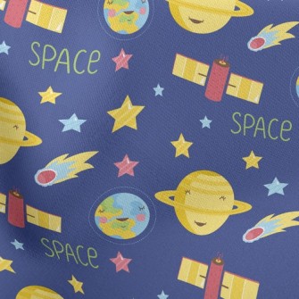 Outer Space Satellite Device Stretch Ponte