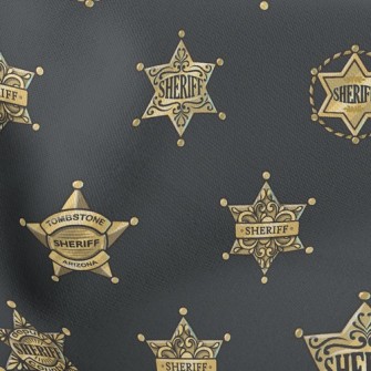 Sheriff Badge Stretch Ponte