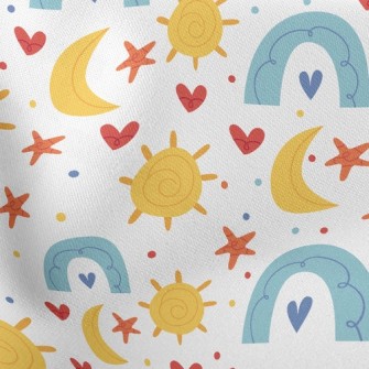 Children&#39;s Love Rainbow Stretch Ponte