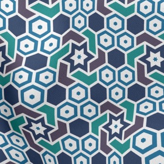 Hexagonal Star Stretch Ponte