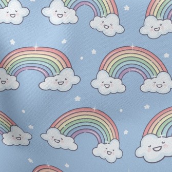 Stars Smiley Rainbow Stretch Ponte