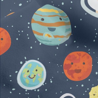 Solar System Planets Micro Fleece