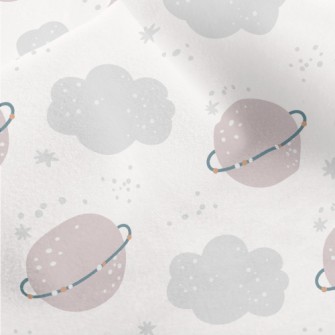 Saturn&#39;s Gray Clouds Micro Fleece