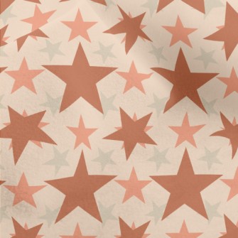 Three Color Arrangement Stars Micro Fleece