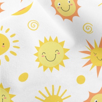 Sun With Changeable Expression Micro Fleece
